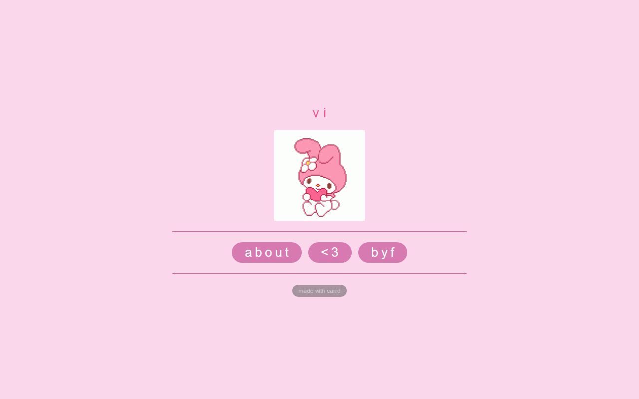 Carrd profile picture for @vixens